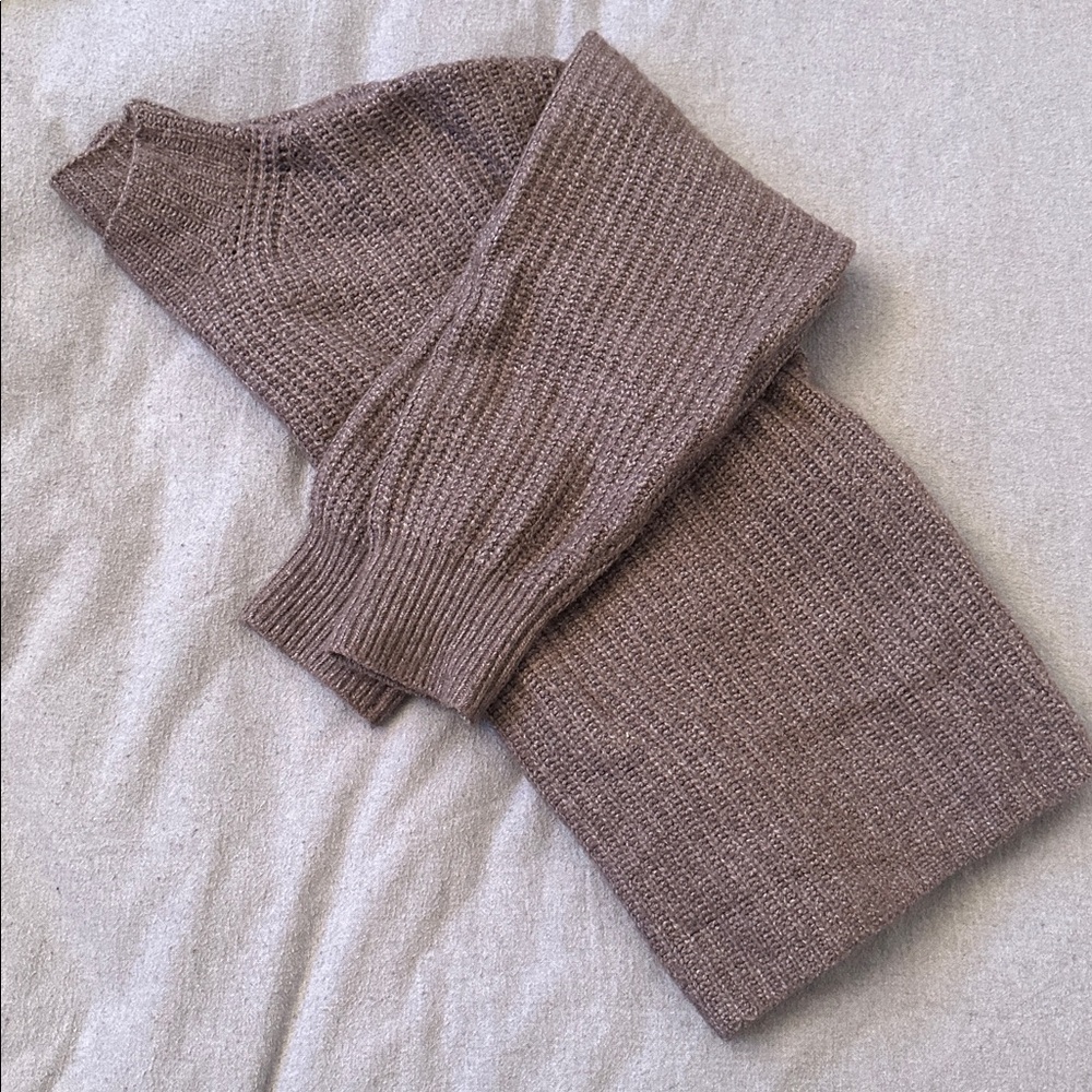 Old Navy Women's Brown Cowl Neck Sweater